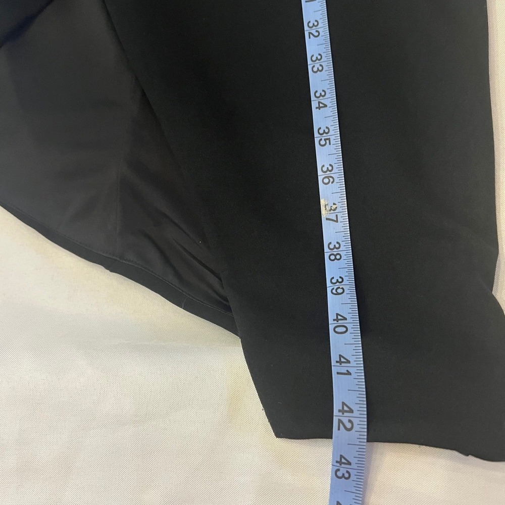 DO+BE Black Asymmetrical Cutout Cocktail Dress Sleeveless Tulip Hem Size M - Picture 7 of 11